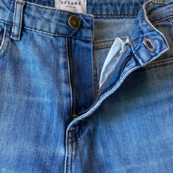 SÉZANE Light Wash Denim High Rise Skinny Jeans Zipper Fly Size 24 - Picture 10 of 12